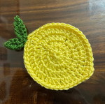 Lemon coaster handmade, new