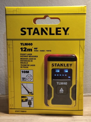 Stanley λέιζερ μέτρησης απόστασης TLM40, εύρος 12 μ.