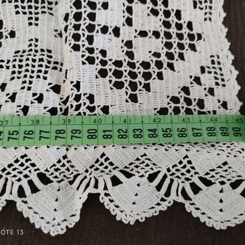 Curtain with lace used