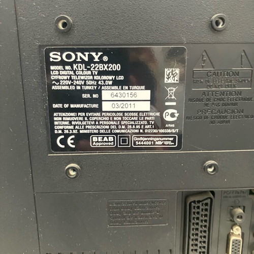 Sony screen like new