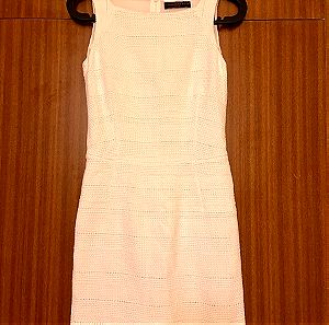 Trussardi  αυθεντικό λευκό πλεκτό βαμβακερό φόρεμα