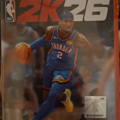 NBA 2K26 game-key card for Nintendo Switch 2