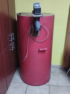Pellet tank used