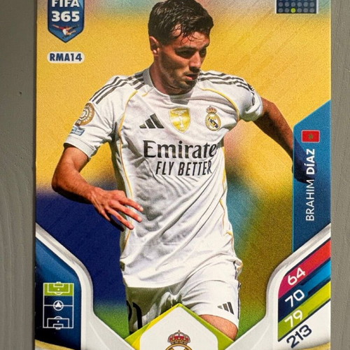 Brahim Diaz Real Madrid RMA14 Panini FIFA Adrenalyn 365 2025-26 like new