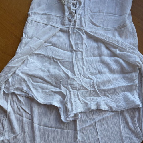 Primark beach cover-up used, white, size L