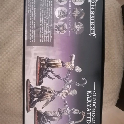 Conquest Miniatures Old Dominion Karyatids set like new