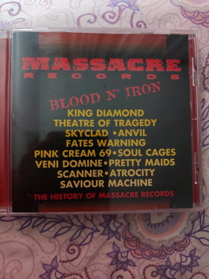Massacre Records metal CD collection like new