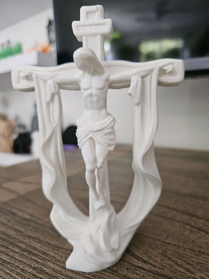 The Crucifixion of Christ handmade figurine like new