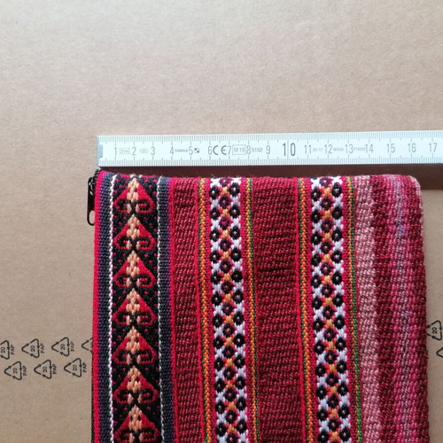 Peruvian woven toiletry bag new, made of sheep wool