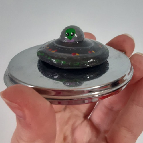 Handmade UFO Alien Charm new