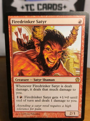 Firedrinker Satyr Magic the Gathering card Theros