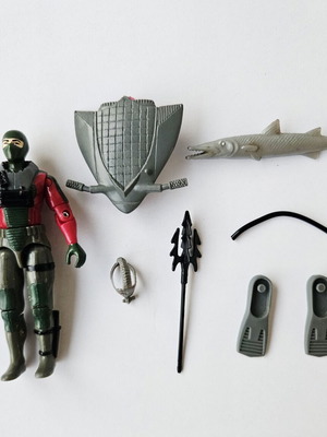 Gijoe Undertow v1 1990 фигура употребявана с аксесоари