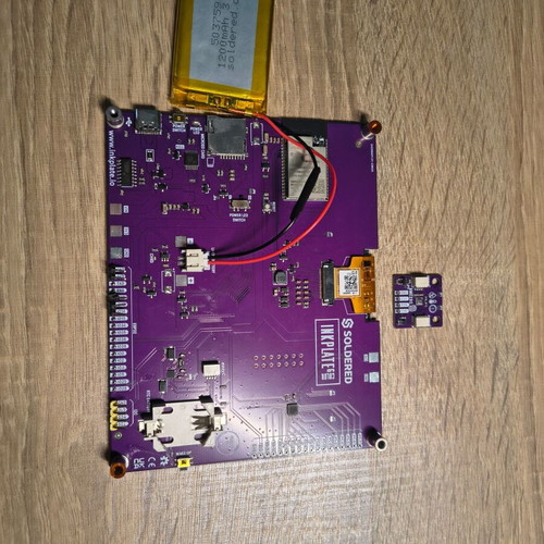 Esp32 Color Epaper Display with BME280 Sensor kit
