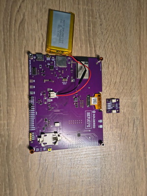 Esp32 Color Epaper Display with BME280 Sensor kit