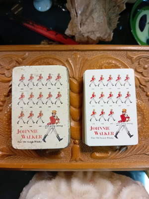Johnny Walker τράπουλα μεταχειρισμένη σε μεταλλικό κουτάκι