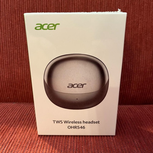 Acer OHR546 earbuds new, golden white, sealed