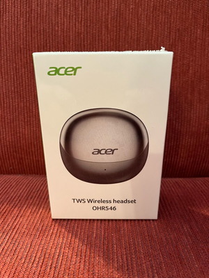 Acer OHR546 earbuds new, golden white, sealed