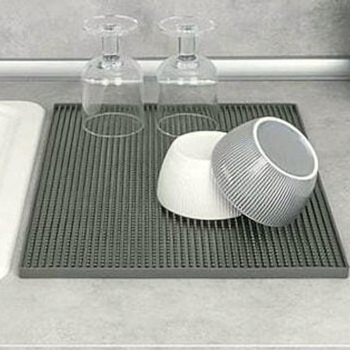 Wenko Dish Dryer like new, plastic, green-gray, 44x30 cm