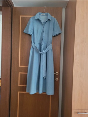 Celestino summer airy blue denim dress like new, size M