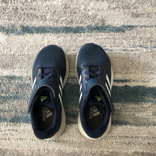 Adidas Runfalcon athletic shoes used, size 28, blue