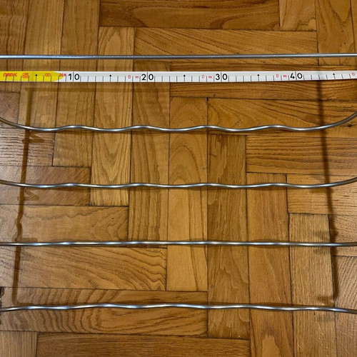 Wine rack for fridge like new, metal 47x30 cm