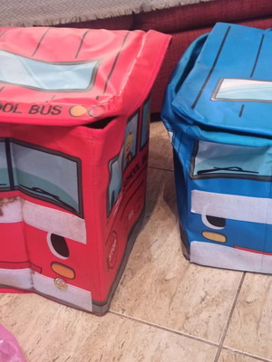 Storage boxes set of 2 used