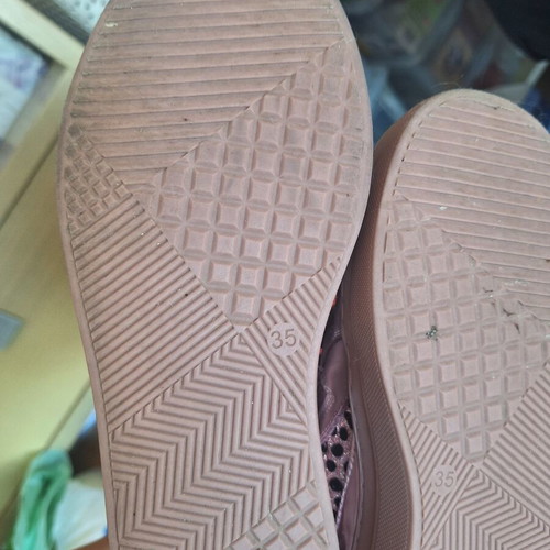 Garvalin ankle boots size 35 like new, pink with side zipper