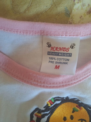 Cotton baby set white with smiley face