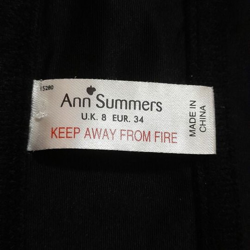 Corset Ann Summers black polka dot strapless top like new