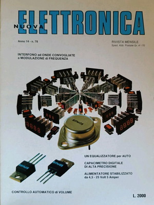 Nuova Elettronica Italian electronics construction magazine like new, 5 issues