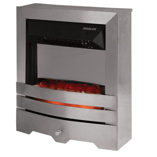 Electric fireplace FYL-2000T Davoline Inox like new