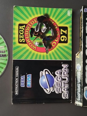 Sega Saturn Worldwide Soccer 97 μεταχειρισμένο, λειτουργεί κανονικά