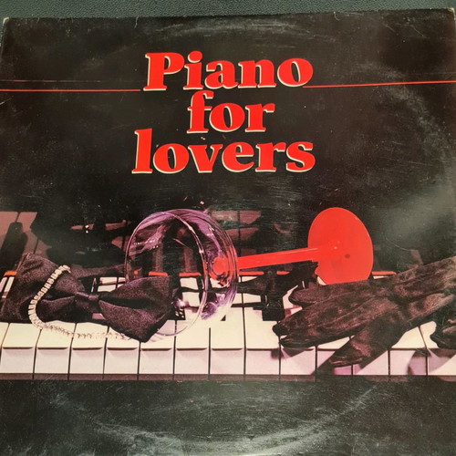 Piano vinyl records used, pack of 8, Soviet and Greek production