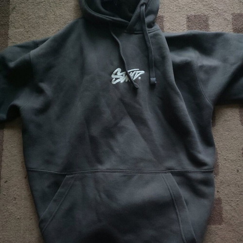 Pull&Bear Gray Oversized Large Hoodie