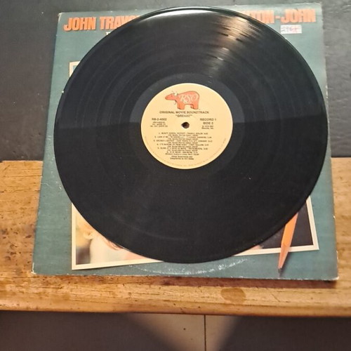 Grease soundtrack vinyl used, John Travolta Olivia Newton-John