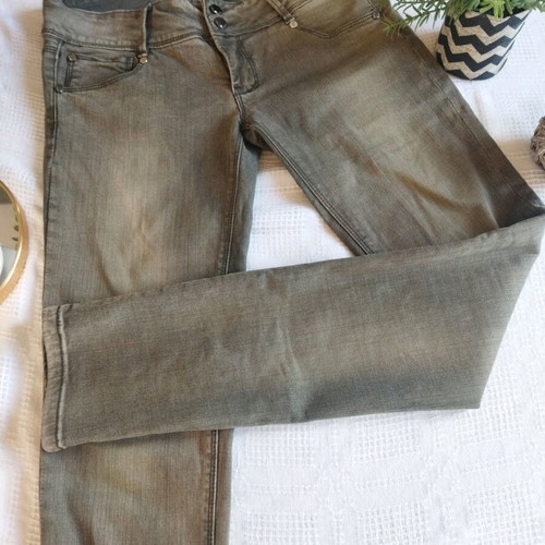 Jean pants Gaudi like new, grey-khaki, size M