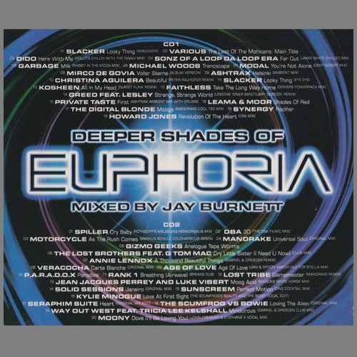 Deeper Shades Of Euphoria 2xCD album like new