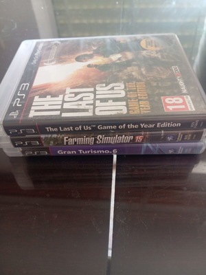 PS3 game bundle with The Last of Us, Farming Simulator 15, Gran Turismo 6