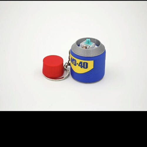 WD40 Fidget Clicker Stress Relief Keyring new