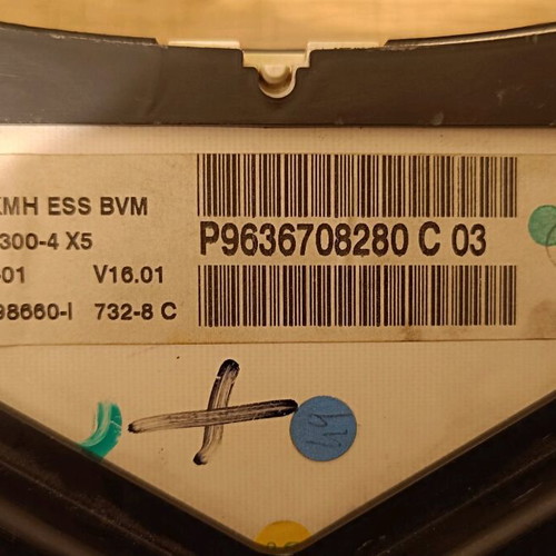 Peugeot 307 2001-2003 odometer used