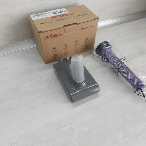 Flylinktech Battery for Dyson V6 3500mAh 21.6V New with Filter