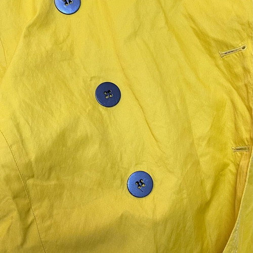 Kenneth Cole trench coat used, yellow, size M