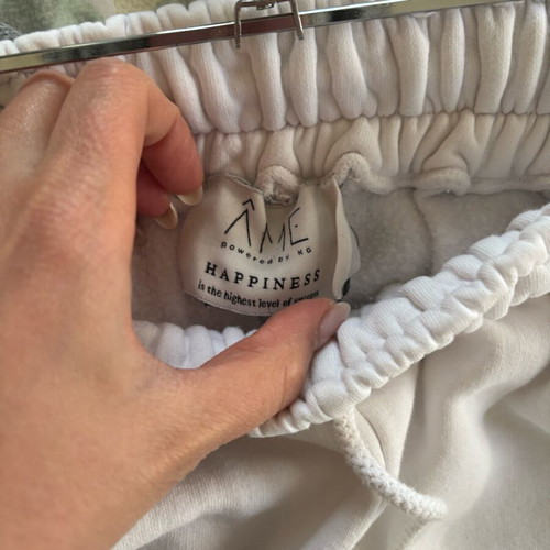 AME sweatpants like new, one size, white