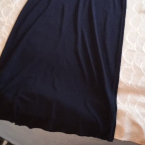 Black Long Halter Neck Dress like new