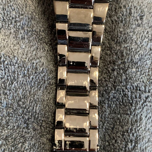 Geoffrey Beene Black Diamond men's watch used with gray dial