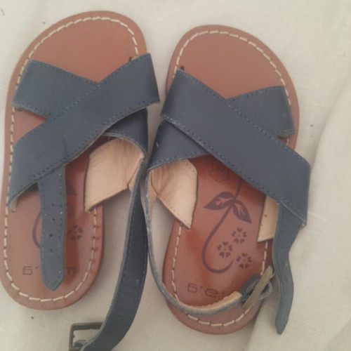 Wag leather children's sandals size 24 used, blue
