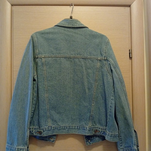 Jean jacket Marks & Spencer light wash like new, blue