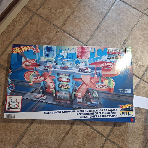 Hot Wheels racetrack playset, new in box