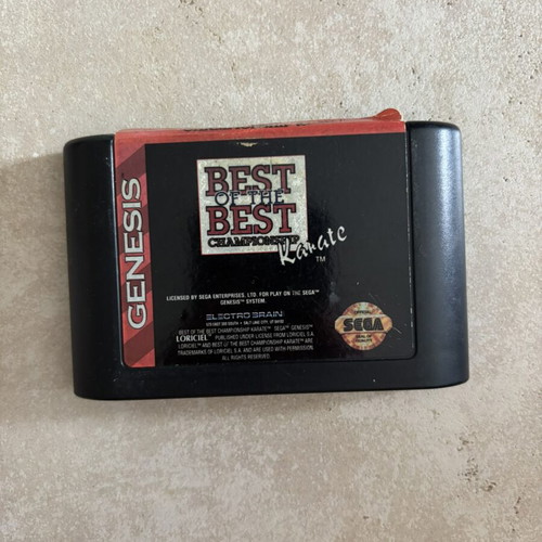 Best of the Best Championship Karate Sega Genesis game