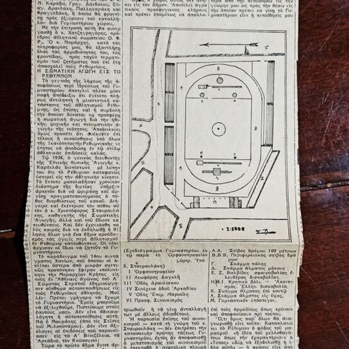 Prewar newspaper clippings like new, set from 1938